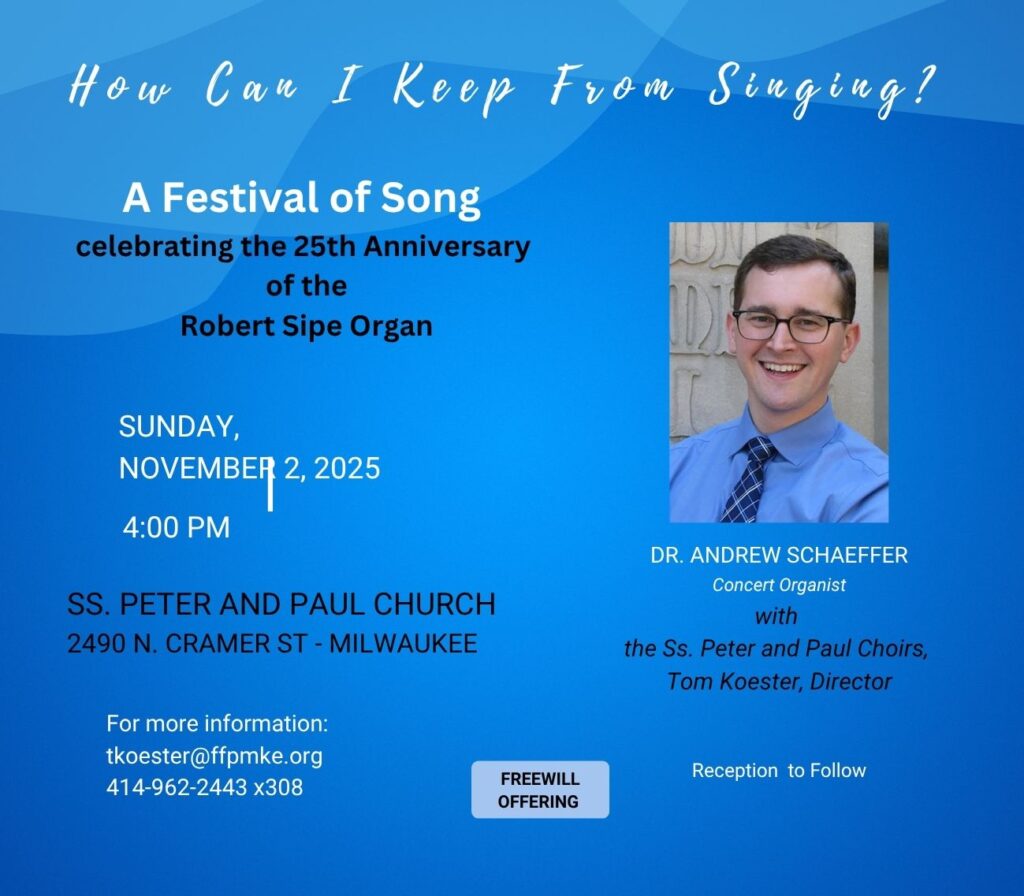 How Can I Keep from Singing: A Festival of Song @ SS Peter & Paul Church